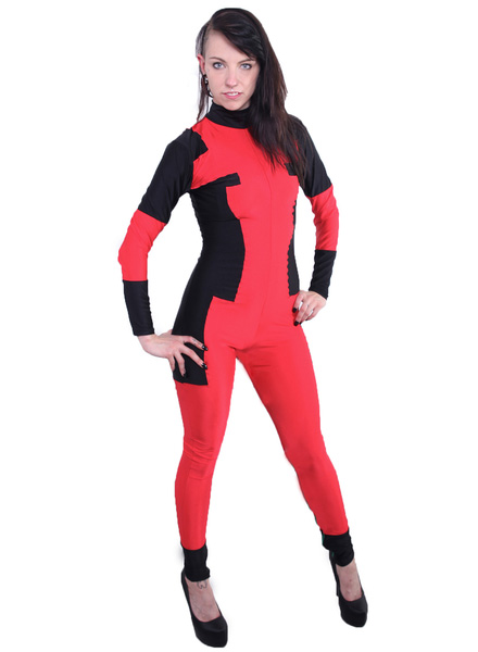 Deadpool Cosplay Costume Catsuit For Halloween 15070234